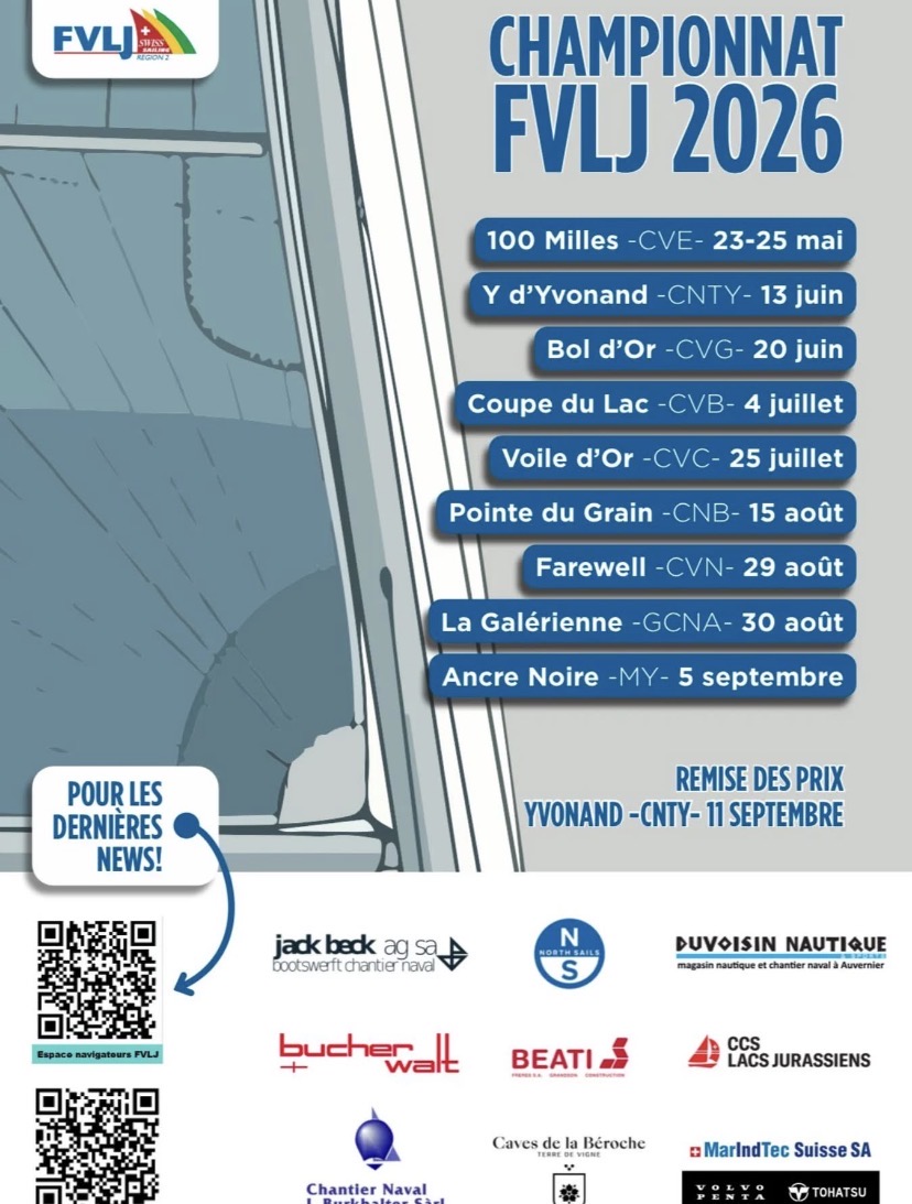 Lire la suite à propos de l’article Calendrier FVLJ 2026
